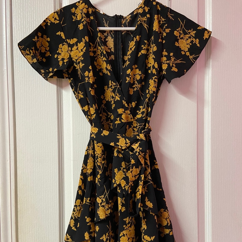 Floral print dress